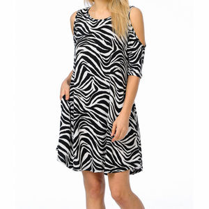 Cold Shoulder Mini Dress